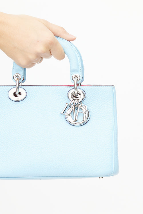 Dior 2013 Blue 
Fuchsia Mini Diorissimo Bag