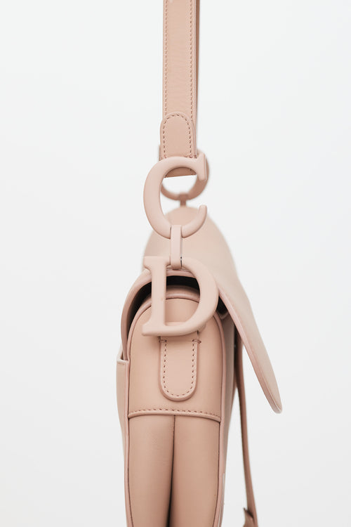 Dior 2019 Blush Leather Ultra Matte Saddle Bag