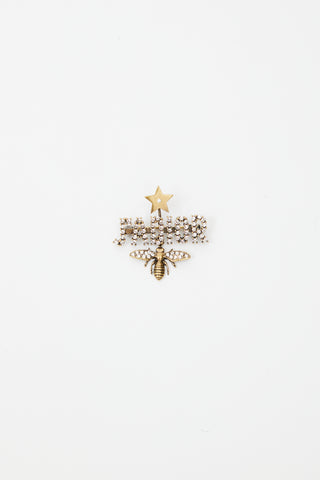 Dior Aged Gold Pearl J
Adior Star Charming Brooch