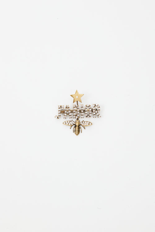 Dior Aged Gold Pearl J
Adior Star Charming Brooch