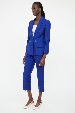 Dior Blue Pant 
Blazer Set