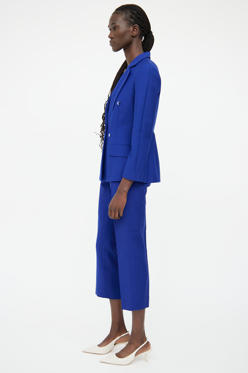 Dior Blue Pant 
Blazer Set