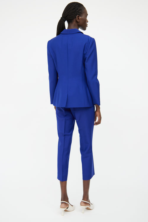 Dior Blue Pant 
Blazer Set