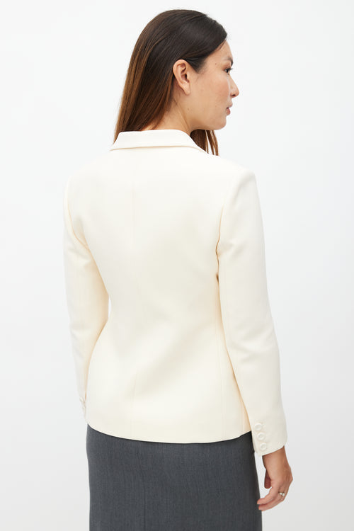 Dior Beige Wool 
Silk Blazer