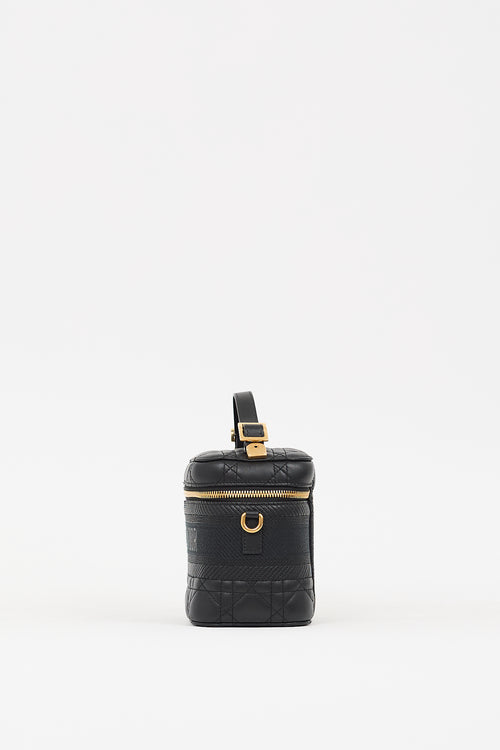 Dior Black Leather Small DiorTravel Vanity Case