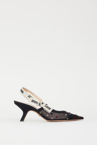 Dior Black 
Multi Dots J
Adior Slingback Heel