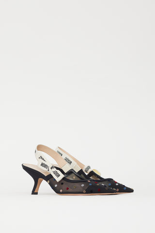 Dior Black 
Multi Dots J
Adior Slingback Heel