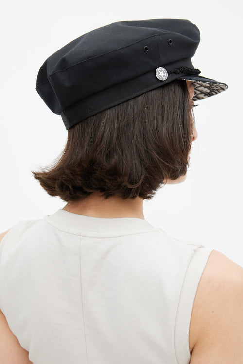 Dior Black Oblique DiorTravel Cap