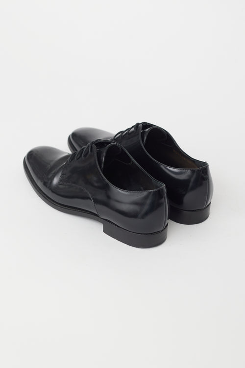 Dior Black Leather Derby