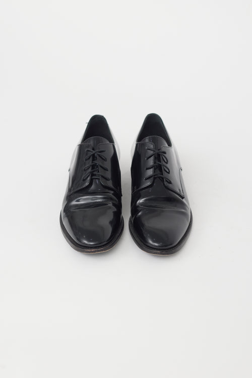 Dior Black Leather Derby