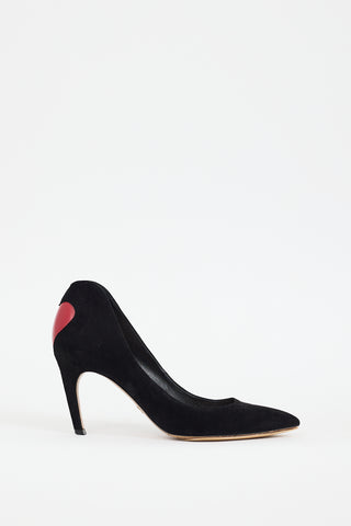 Dior Black 
Red Leather Dioramour Heel