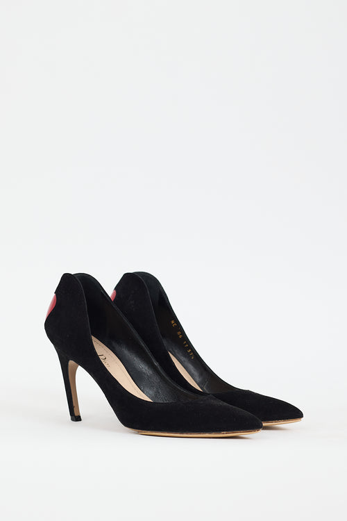 Dior Black 
Red Leather Dioramour Heel