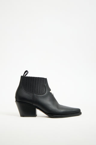 Dior Black Leather LA Boot