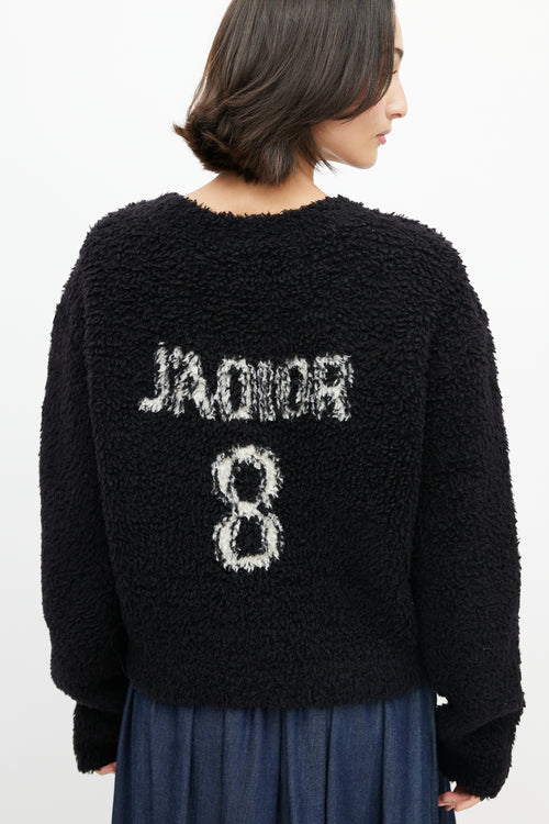 Dior Black 
White J
Adior 8 Wool Blend Sweater