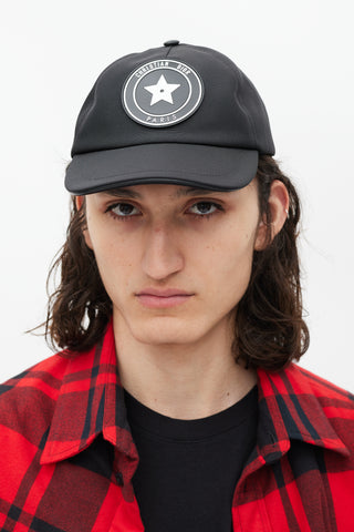 Dior Black 
White Star Logo Hat