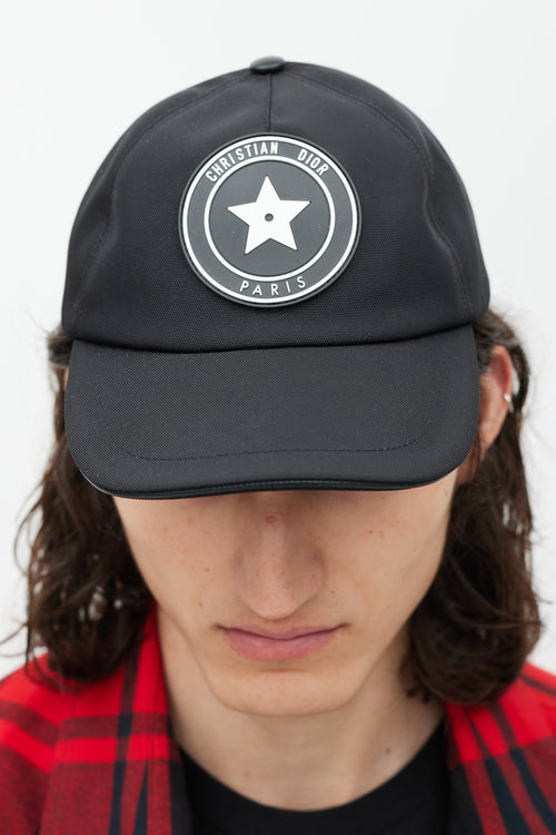 Dior Black 
White Star Logo Hat