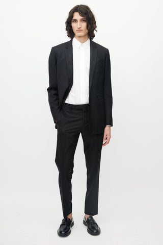 Dior Black Wool Multi-Pocket Blazer