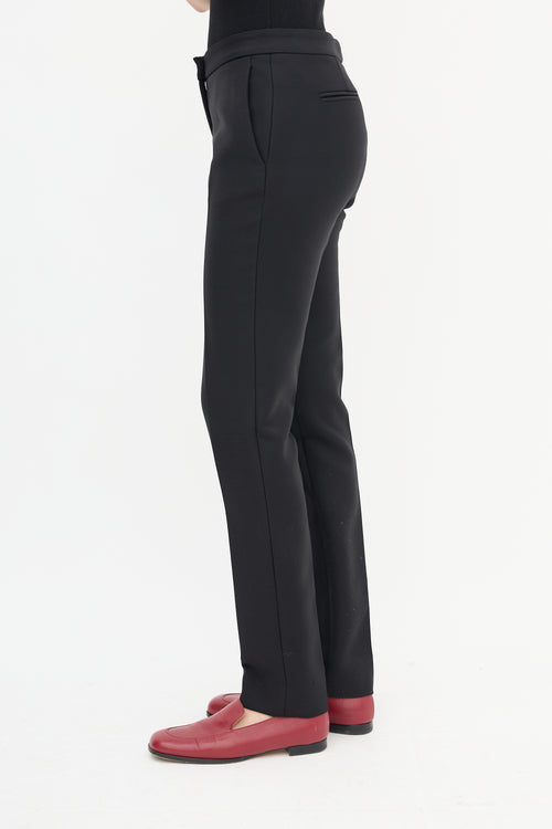 Dior Black Wool Slim Trouser