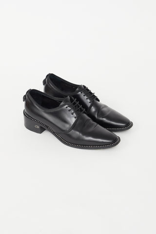 Black Faux Crystal Oxford Dress Shoe Dior