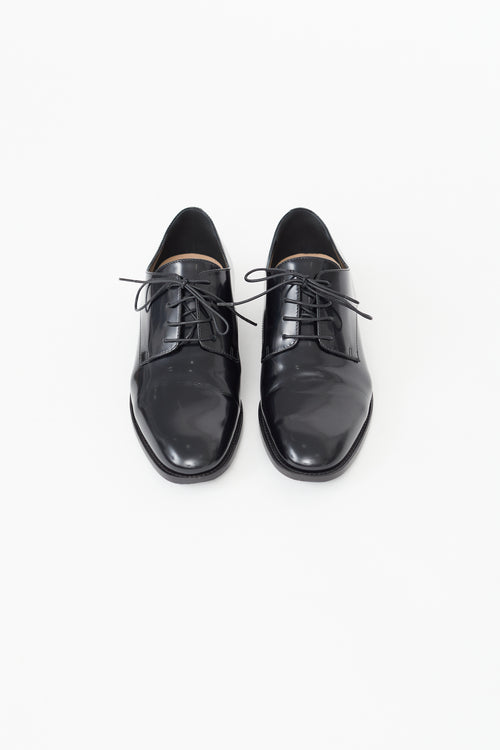 Dior Black Patent Uniform Oxford