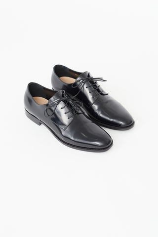 Dior Black Patent Uniform Oxford