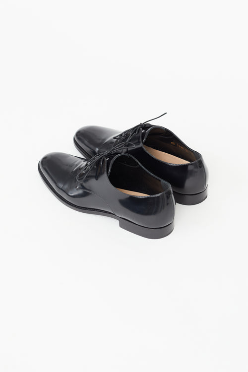 Dior Black Patent Uniform Oxford