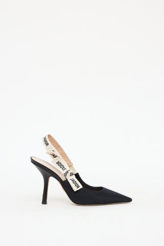 Dior Black 
White J
Adior Slingback Heel