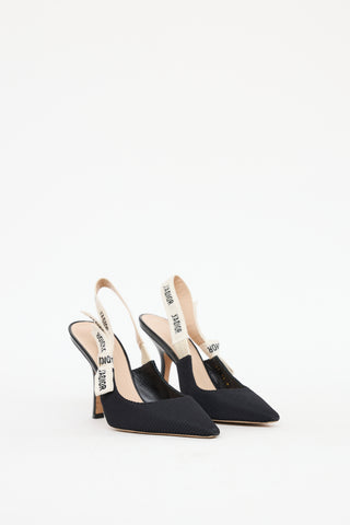 Dior Black 
White J
Adior Slingback Heel