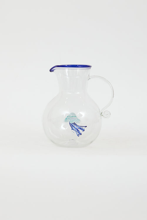 Dior Maison Blue Glass Carafe Jug