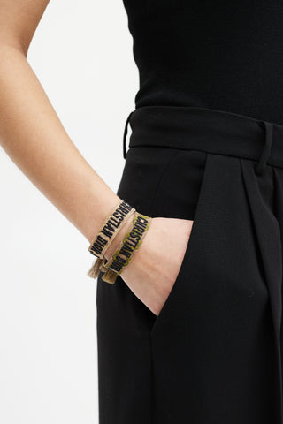 Dior Brown 
Black J
Adior Woven Two Piece Bracelet