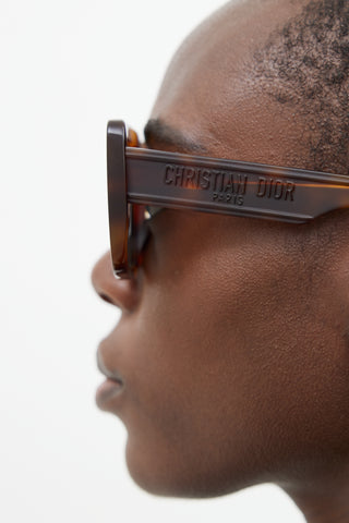 Dior Brown Wildior S3U Oversized Sunglasses