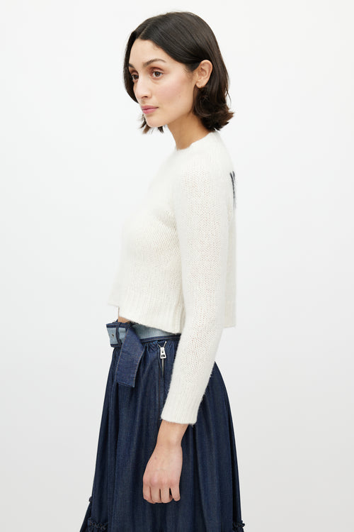 Dior Cream 
Black J
Adior 8 Cropped Sweater