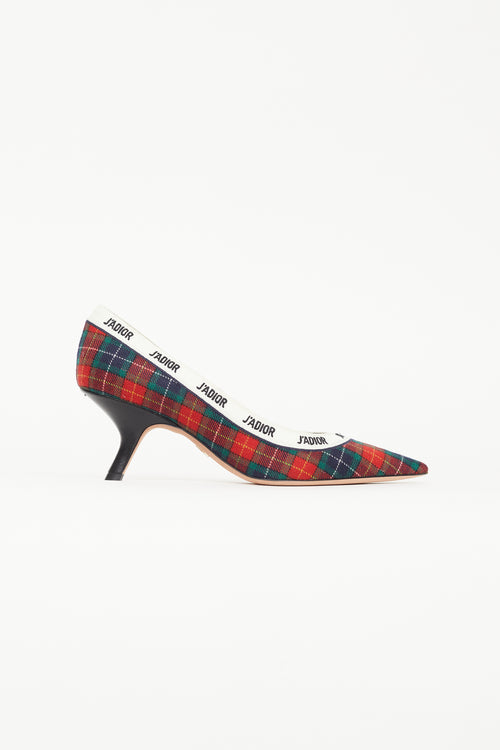 Dior Green 
Red Tartan J
adior Heel