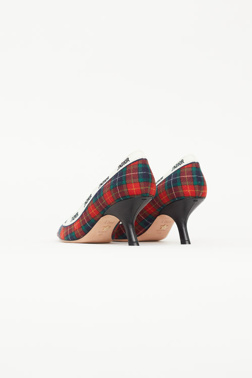 Dior Green 
Red Tartan J
adior Heel