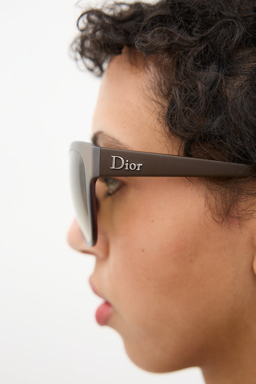 Dior Grey 
Brown Paname F Tapered Sunglasses