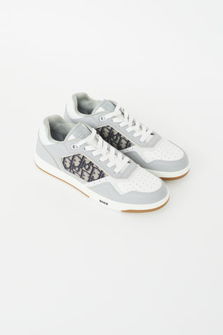 Dior Grey 
White B27 Oblique Jacquard Low Top Sneaker