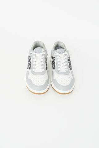 Dior Grey 
White B27 Oblique Jacquard Low Top Sneaker