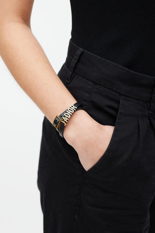 Dior Black 
Gold J
Adior Wraparound Bracelet