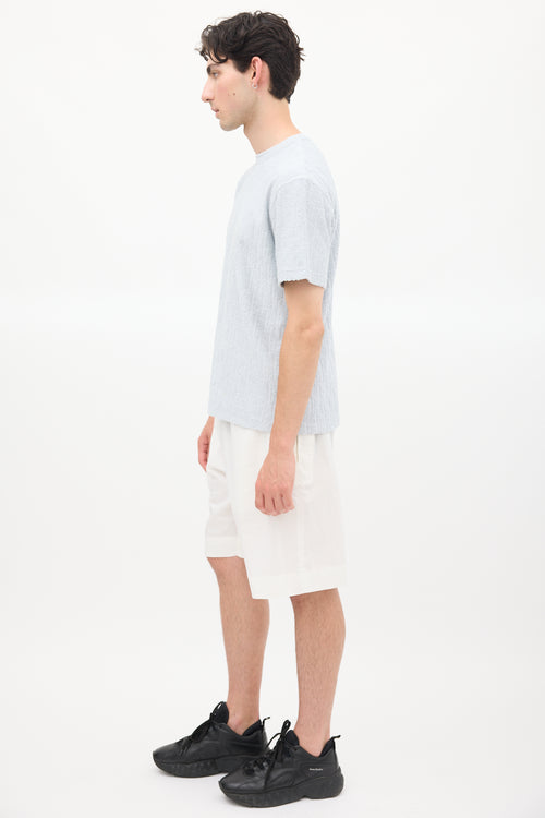 Dior Light Blue Terry Oblique T-Shirt