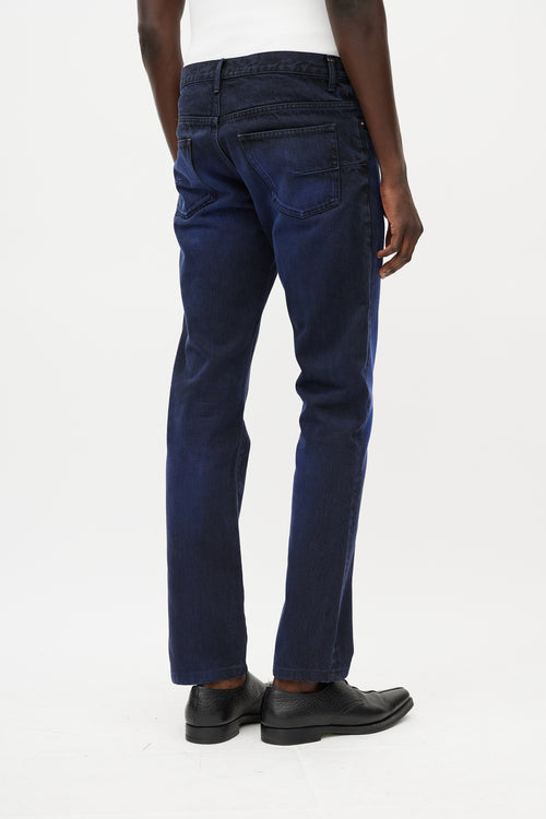 Dior Navy 
Blue Gradient Jeans