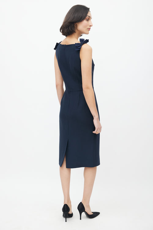 Dior Navy Sleeveless Dress