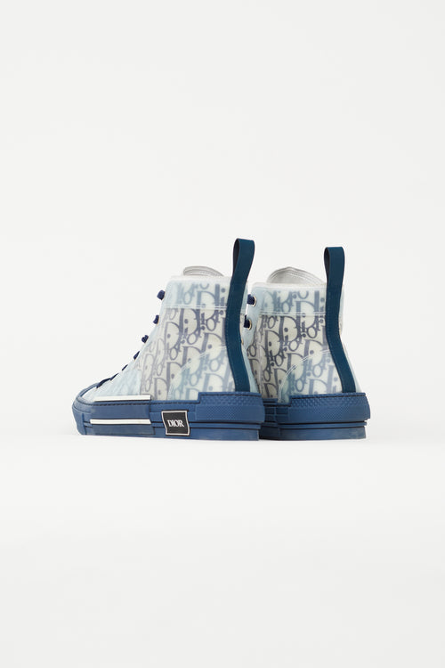 Dior Navy 
White Monogram B23 Sneaker