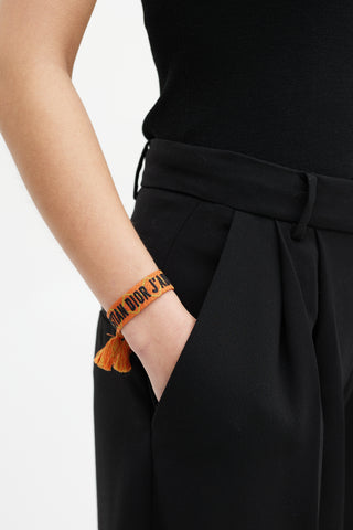 Dior Orange 
Black J
Adior Woven Bracelet