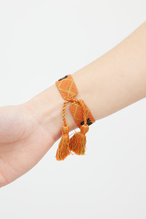 Dior Orange 
Black J
Adior Woven Bracelet