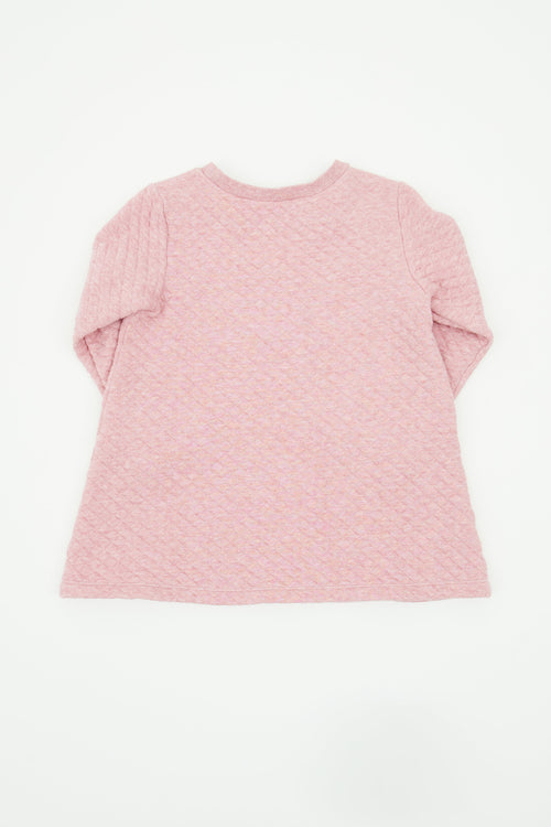 Dior Pink Quilted 
Sequin Top