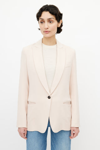 Dior Pink Silk Blazer