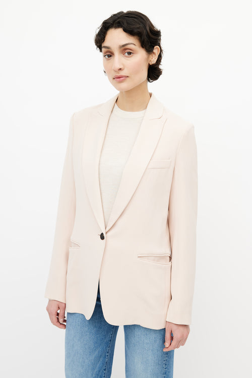 Dior Pink Silk Blazer