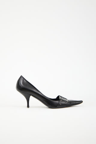 Dior Leather Logo Pump