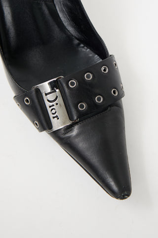 Dior Leather Logo Pump