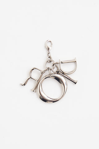 Dior Silver D.I.O.R Letter Bag Charm